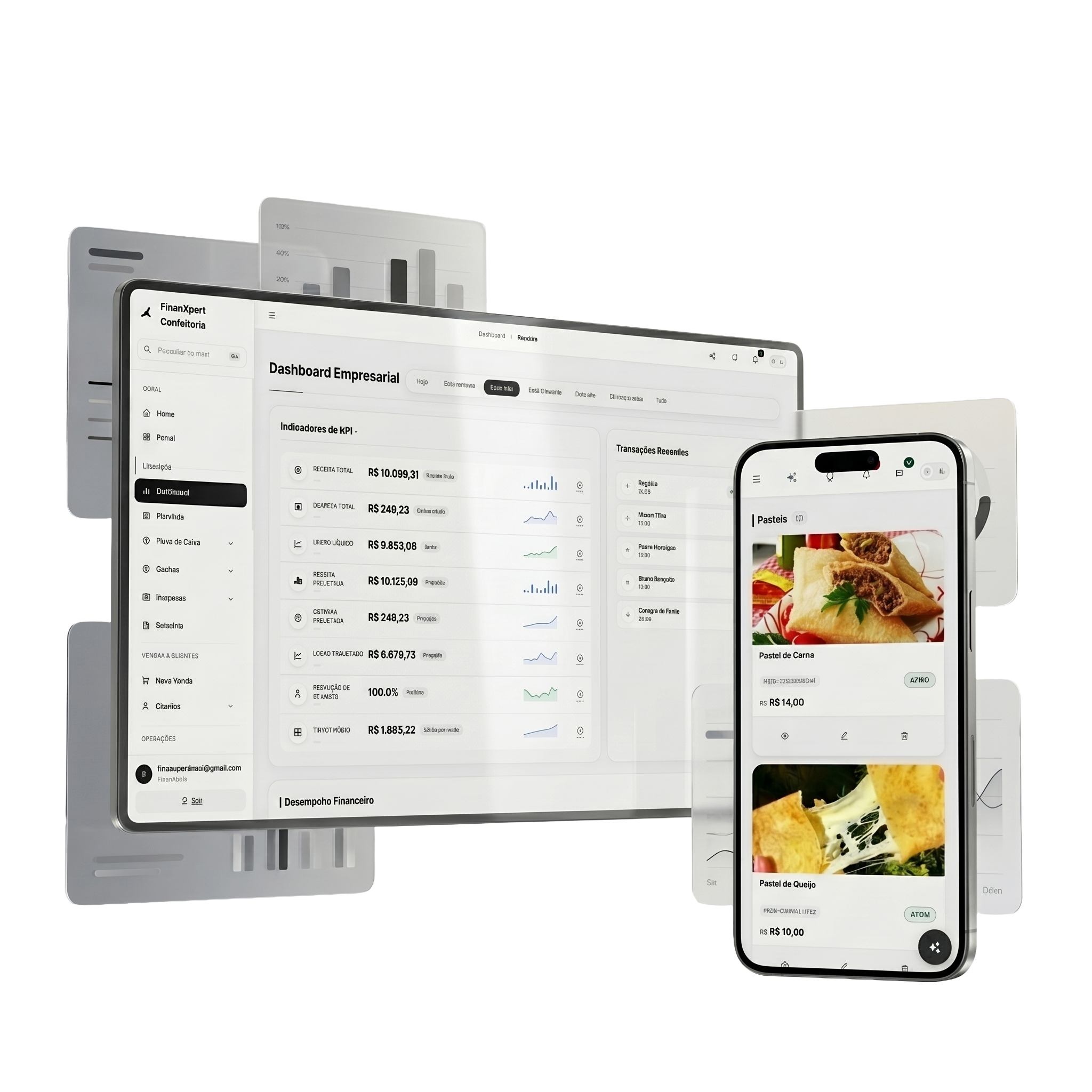FinanXpert Mockup